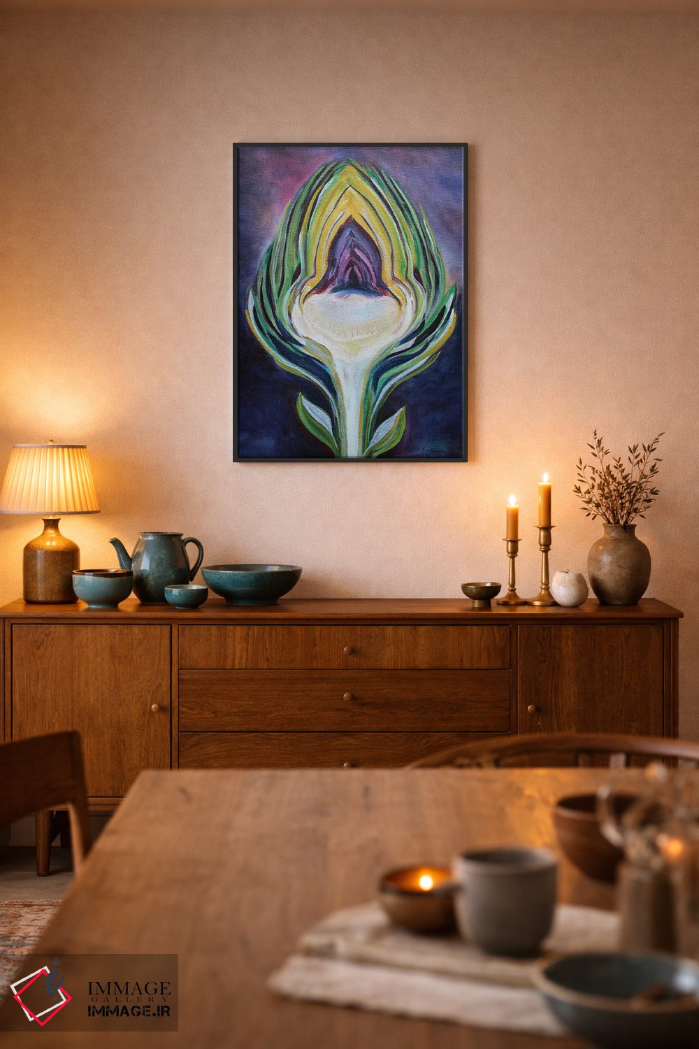 تابلو دکوراتیو آرتیشو اثر کریستین کاینر - D6B