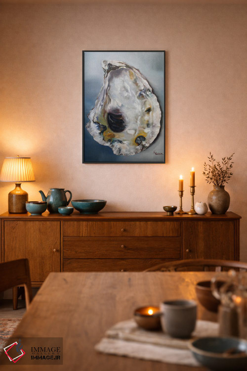 تابلو مدرن صدف بارنستبل اثر کریستین کاینر - D6B