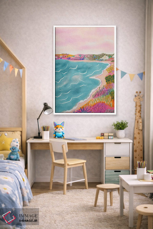 تابلو دکوراتیو منظره دریا اثر کارتیکا پارامیتا - D1W