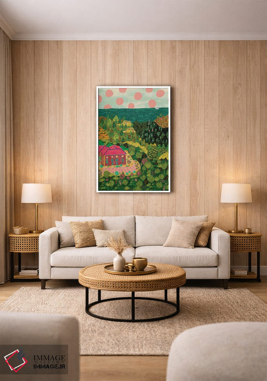 تابلو دکوراتیو در راه ساحل اثر کارتیکا پارامیتا - D1W