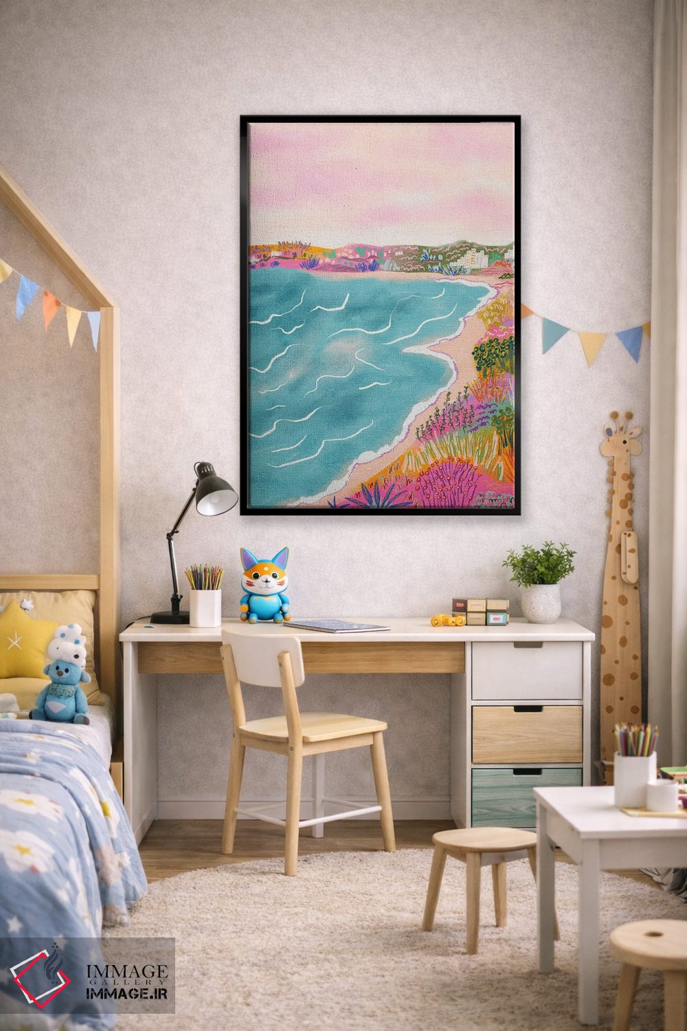 تابلو دکوراتیو منظره دریا اثر کارتیکا پارامیتا - D2B