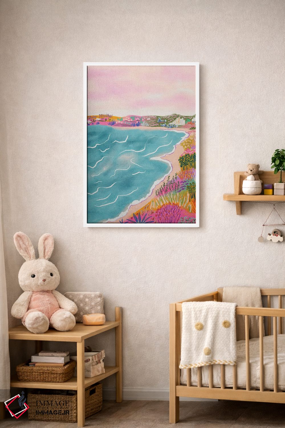 تابلو دکوراتیو منظره دریا اثر کارتیکا پارامیتا - D3W