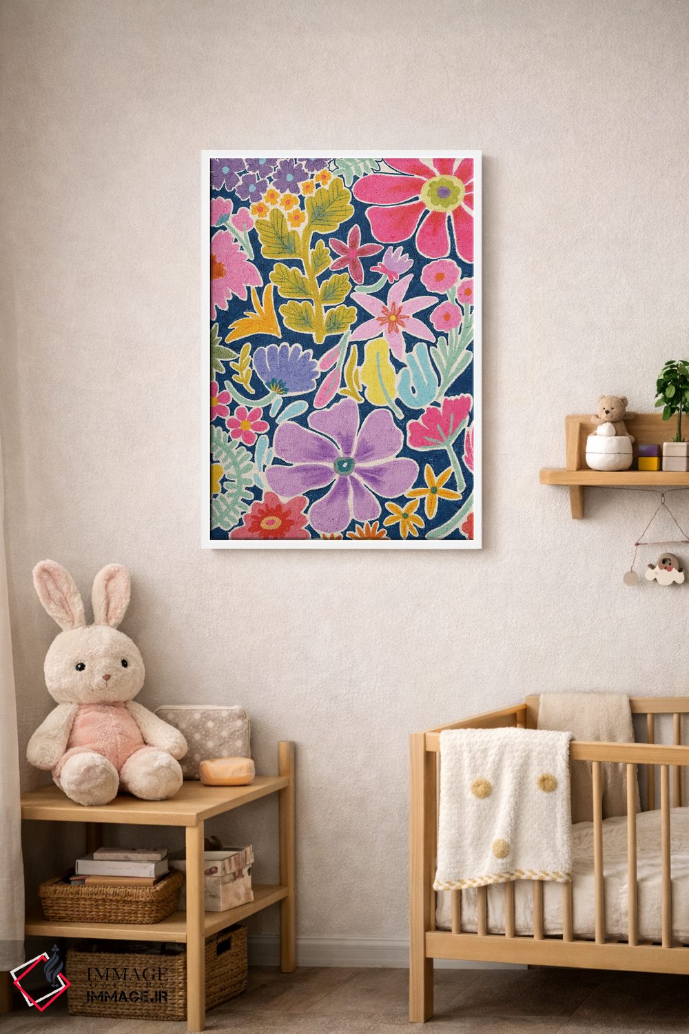 تابلو دکوراتیو فلوریستا اثر کارتیکا پارامیتا - D4W
