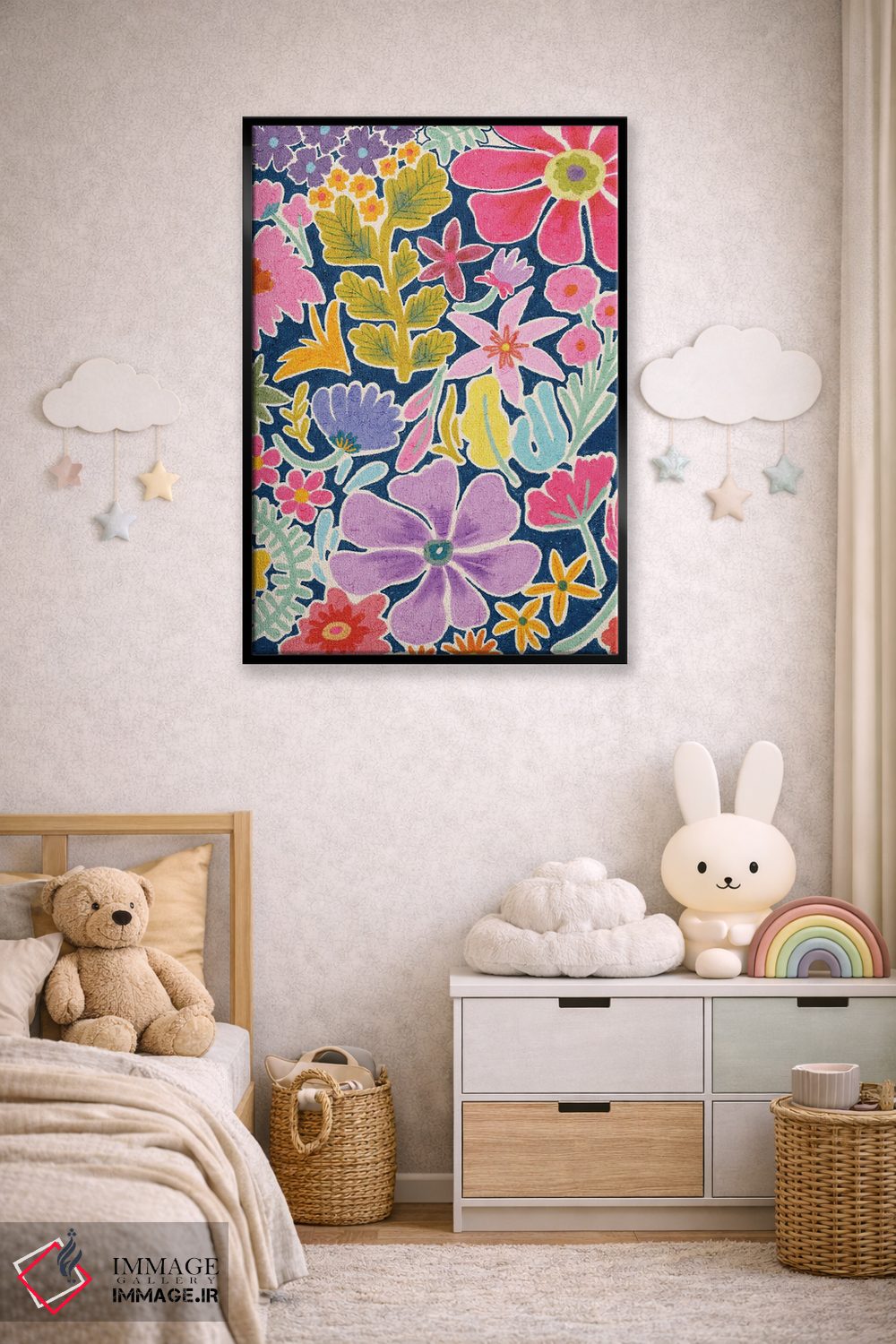 تابلو دکوراتیو فلوریستا اثر کارتیکا پارامیتا - D6B