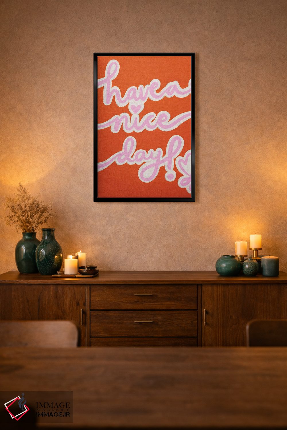 تابلو دکوراتیو روز خوبی داشته باش اثر کارتیکا پارامیتا - D2B