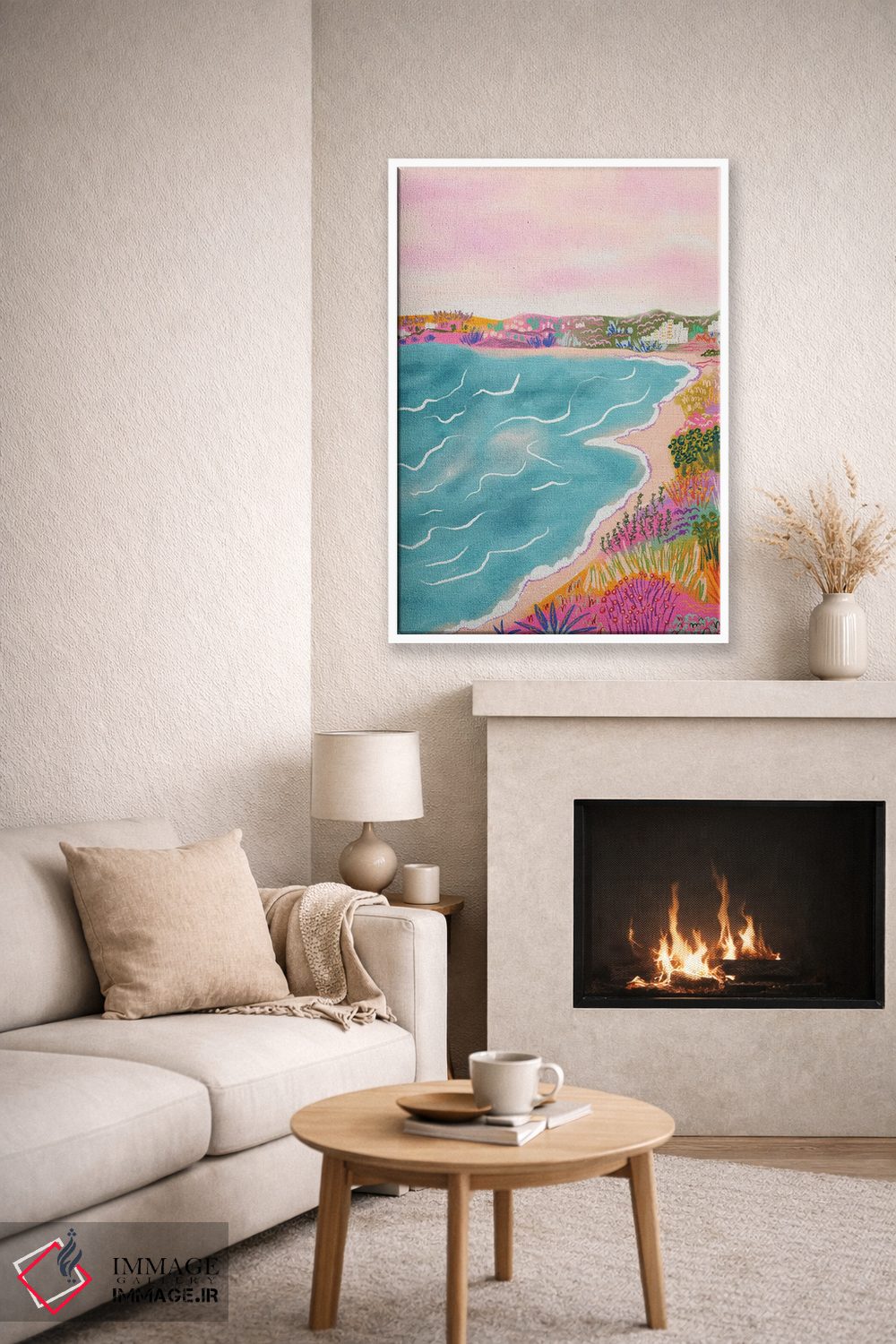 تابلو دکوراتیو منظره دریا اثر کارتیکا پارامیتا - D6W
