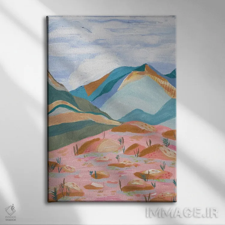 تابلو دکوراتیو سرشار از شادی اثر کارتیکا پارامیتا - نمای روبهرو روی دیوار