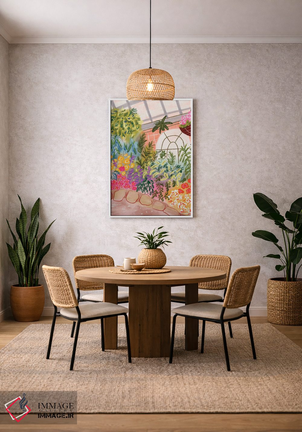 تابلو دکوراتیو باغ گیاه شناسی اثر کارتیکا پارامیتا - D2W