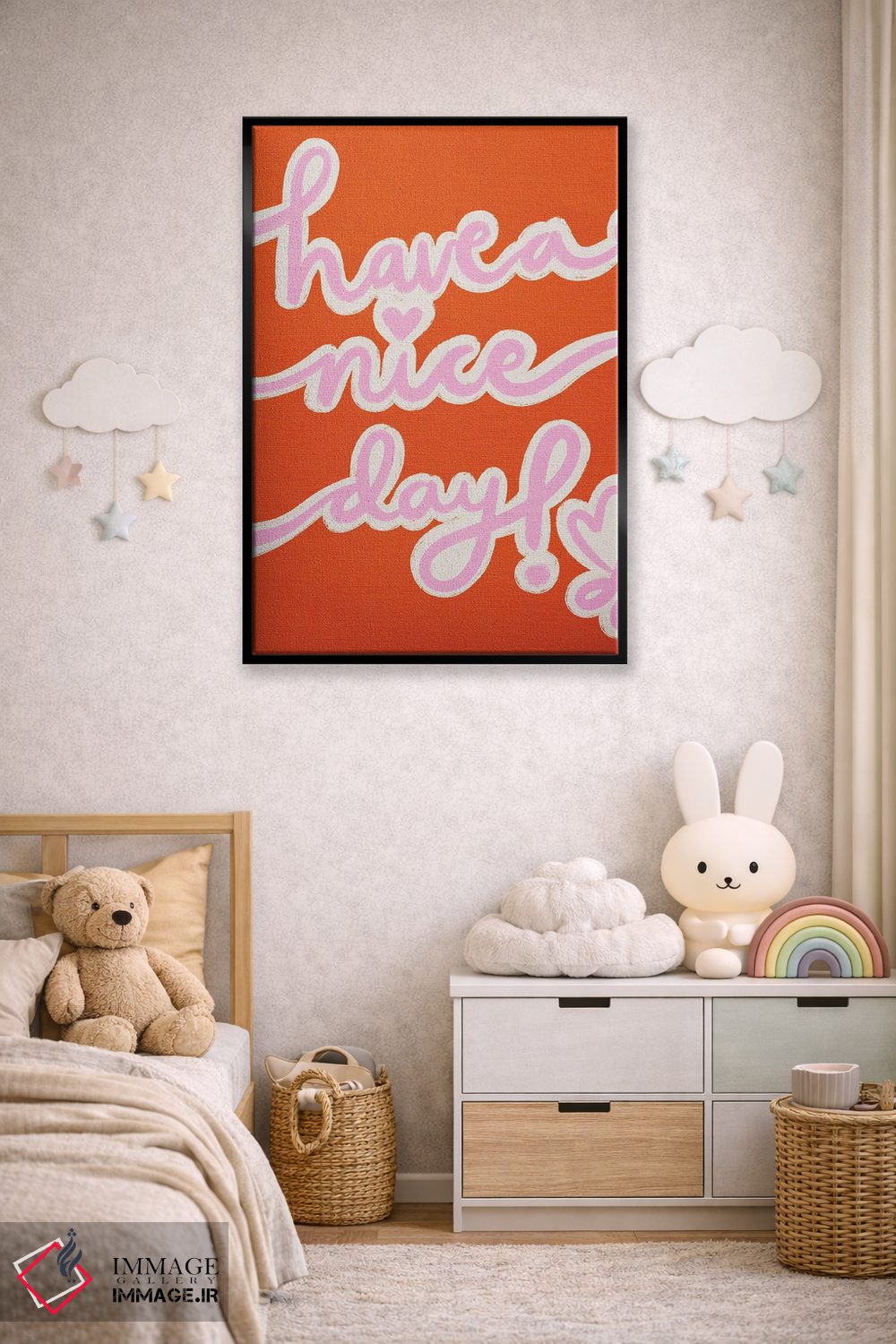 تابلو دکوراتیو روز خوبی داشته باش اثر کارتیکا پارامیتا - D5B