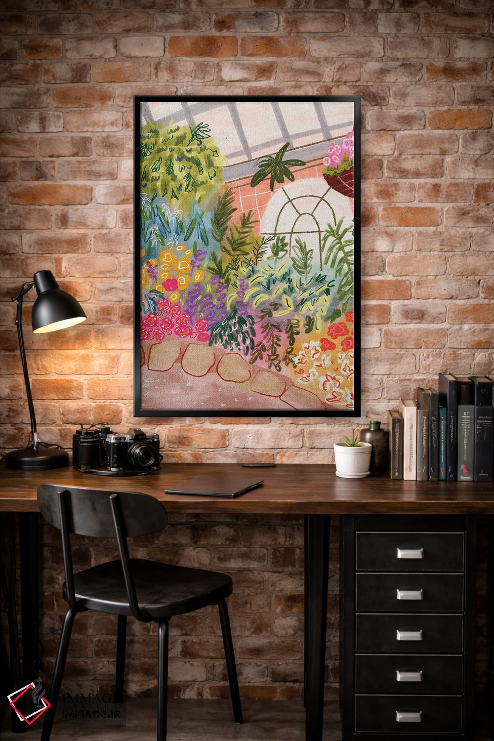 تابلو دکوراتیو باغ گیاه شناسی اثر کارتیکا پارامیتا - D4B