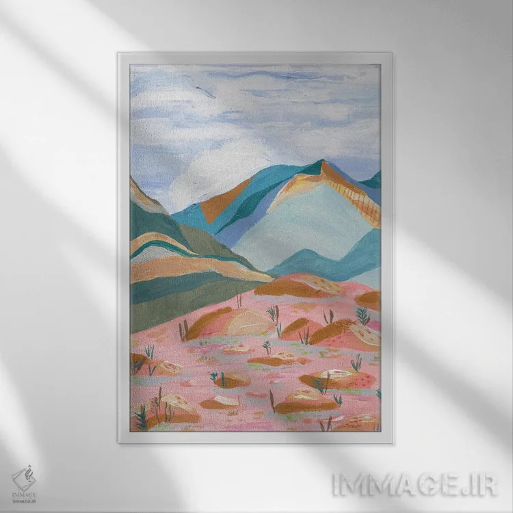 تابلو دکوراتیو سرشار از شادی اثر کارتیکا پارامیتا - نمای قابدار سفید