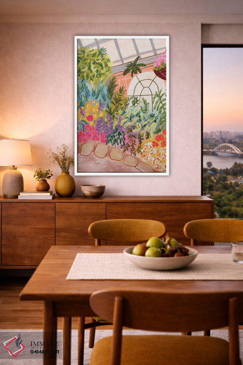 تابلو دکوراتیو باغ گیاه شناسی اثر کارتیکا پارامیتا - D6W