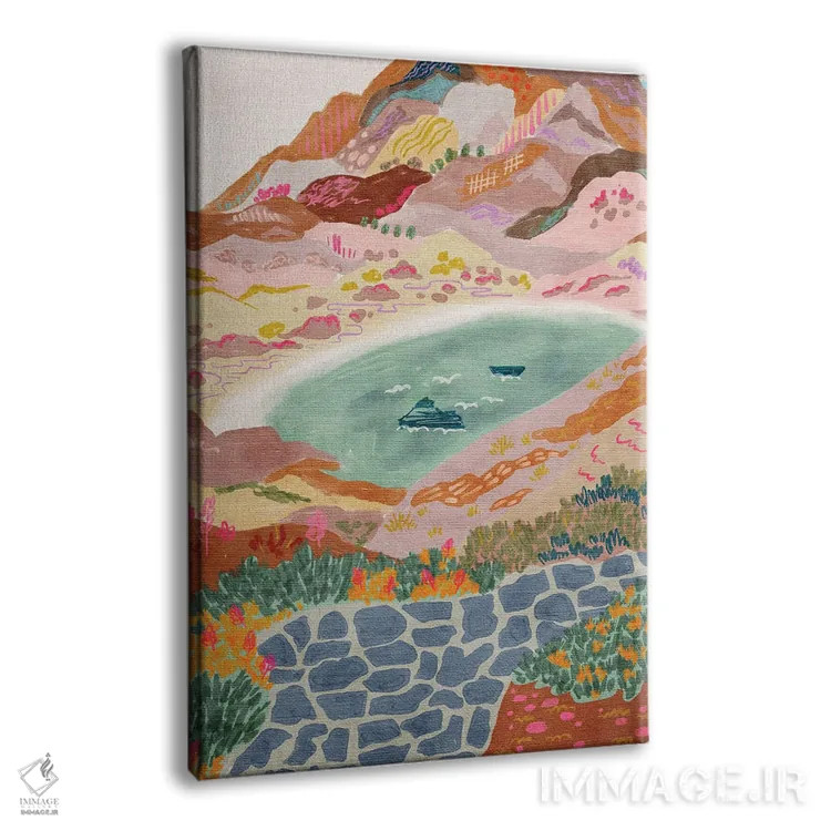 تابلو دکوراتیو لابوان باجو اثر کارتیکا پارامیتا - نمای پرسپکتیو محصول