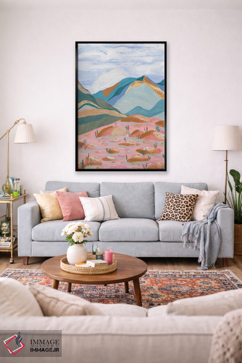 تابلو دکوراتیو سرشار از شادی اثر کارتیکا پارامیتا - D1B