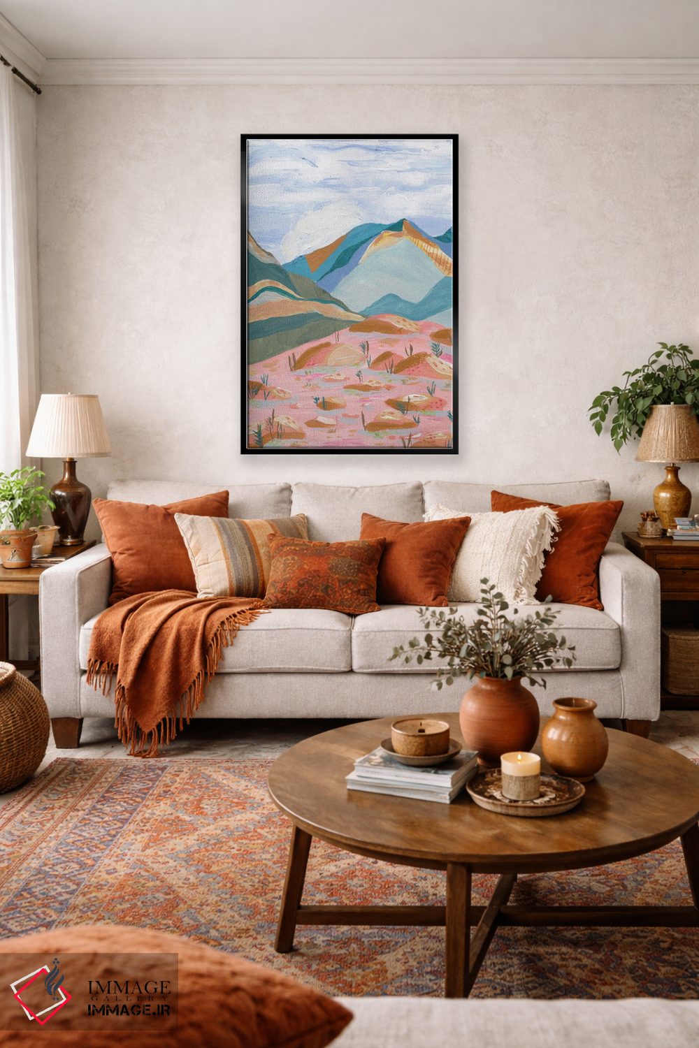 تابلو دکوراتیو سرشار از شادی اثر کارتیکا پارامیتا - D4B