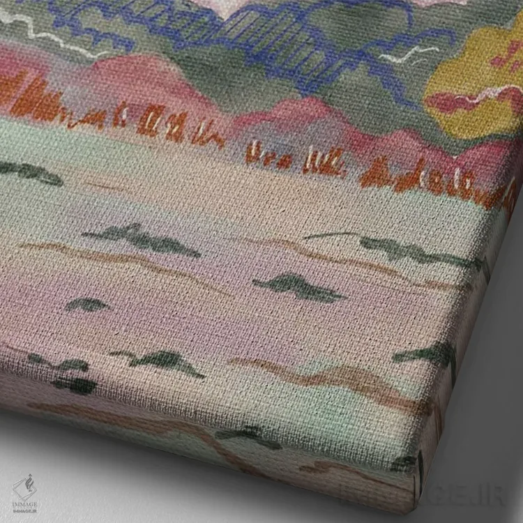 تابلو دکوراتیو ماجستیک اثر کارتیکا پارامیتا - نمای نزدیک بافت بوم