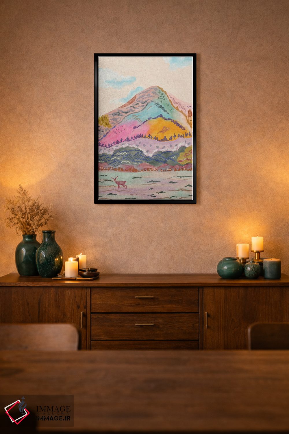 تابلو دکوراتیو ماجستیک اثر کارتیکا پارامیتا - D2B