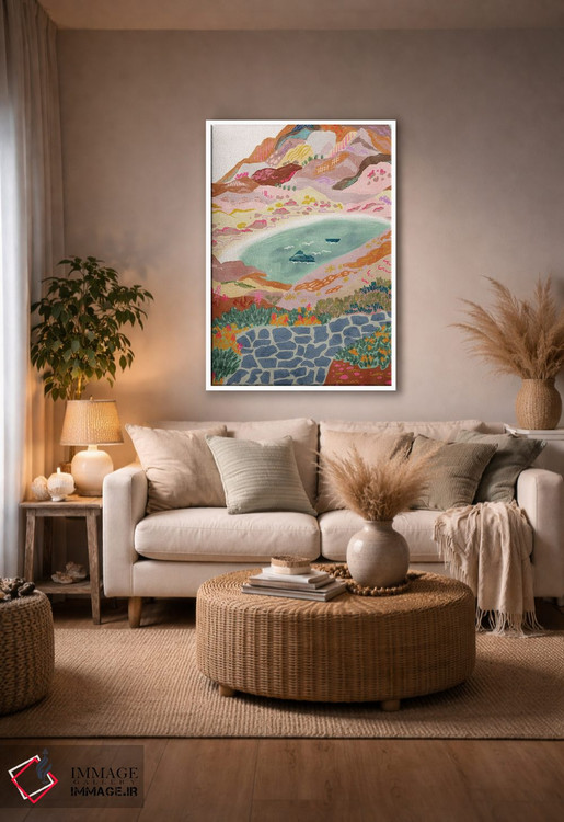 تابلو دکوراتیو لابوان باجو اثر کارتیکا پارامیتا - D4W