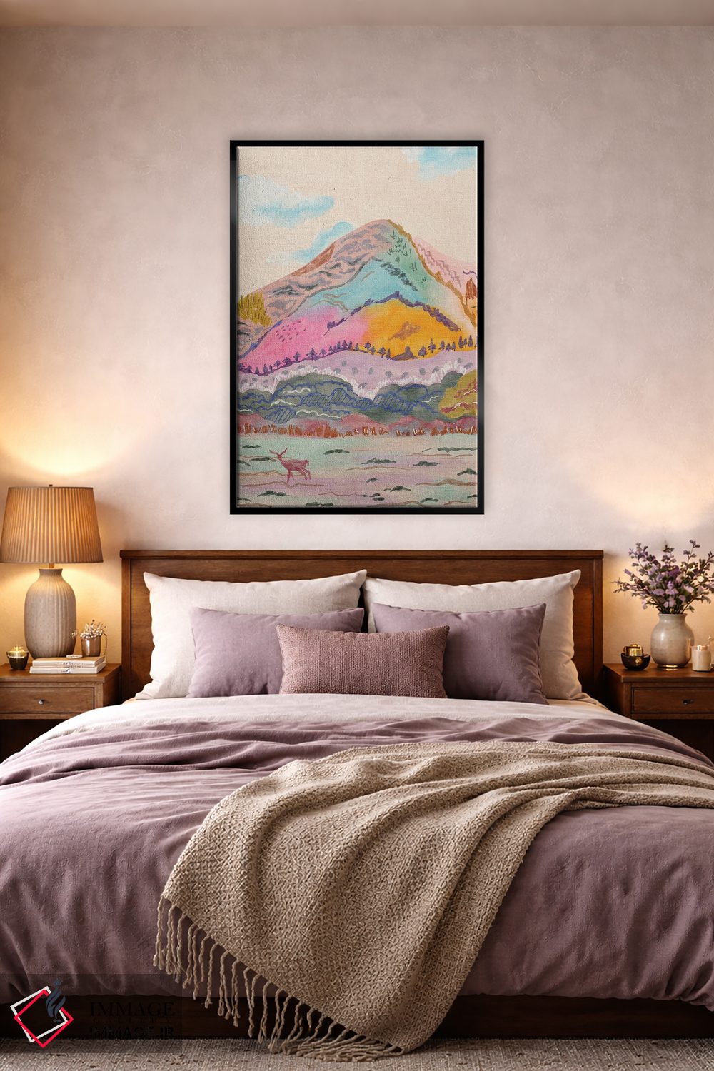 تابلو دکوراتیو ماجستیک اثر کارتیکا پارامیتا - D5B