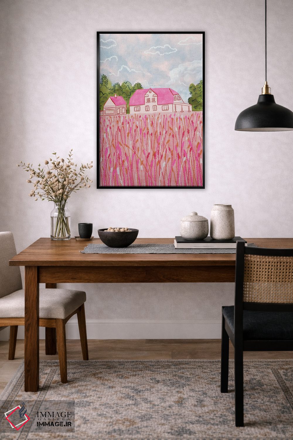 تابلو دکوراتیو خانه حومه شهر اثر کارتیکا پارامیتا - D5B