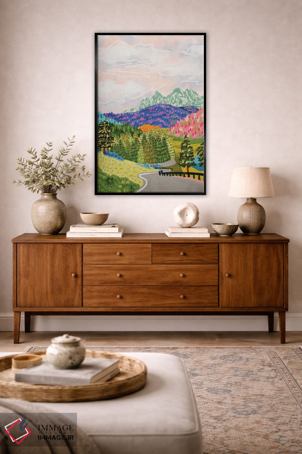 تابلو دکوراتیو آلپ دولومیت اثر کارتیکا پارامیتا - D4B