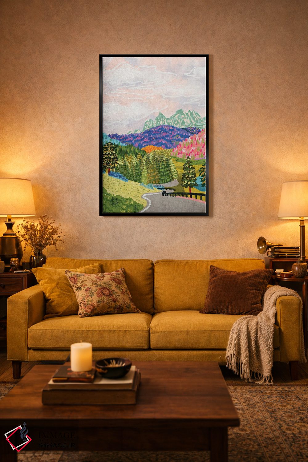 تابلو دکوراتیو آلپ دولومیت اثر کارتیکا پارامیتا - D5B