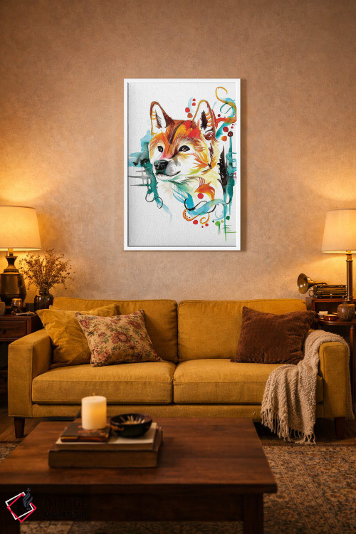 تابلو دکوراتیو شیبا اثر کتی لیپسکامب - D4W