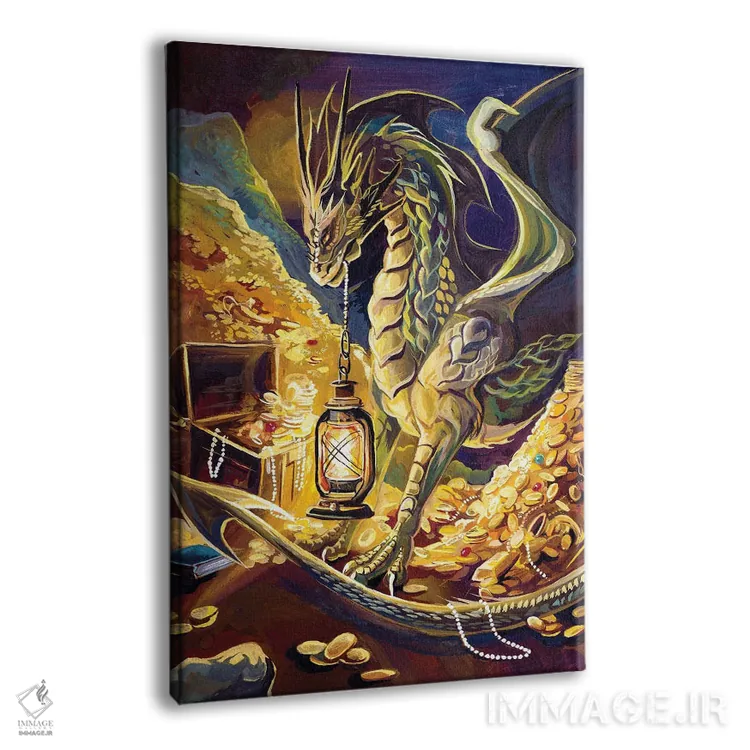 تابلو دکوراتیو گنج مخفی اثر کتی لیپسکامب - نمای پرسپکتیو محصول