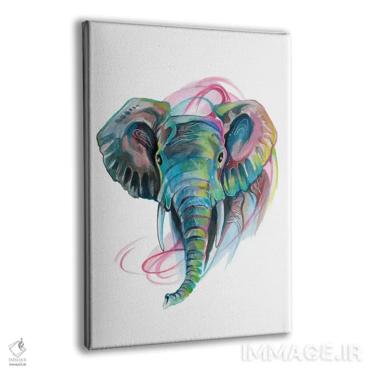 تابلو دکوراتیو فیل ۳ اثر کتی لیپسکامب - نمای پرسپکتیو محصول