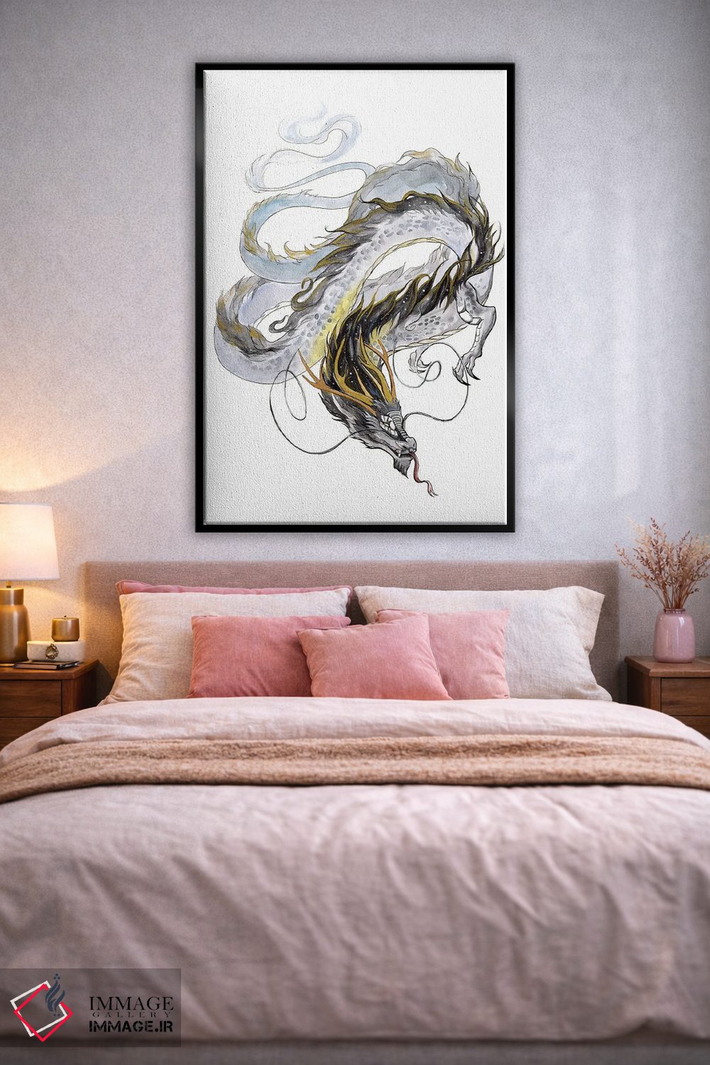 تابلو دکوراتیو اژدهای روح کهکشانی ۲ اثر کتی لیپسکامب - D1B