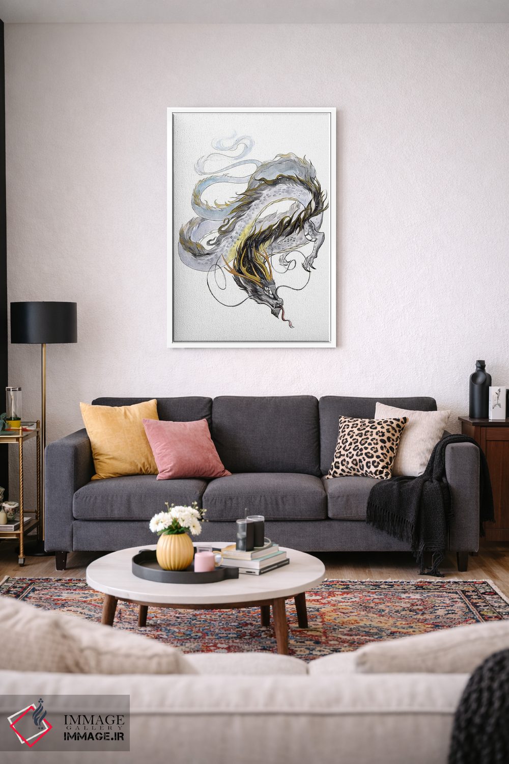 تابلو دکوراتیو اژدهای روح کهکشانی ۲ اثر کتی لیپسکامب - D2W