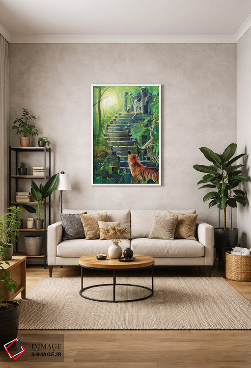 تابلو دکوراتیو جنگل افسون شده اثر کتی لیپسکامب - D1W