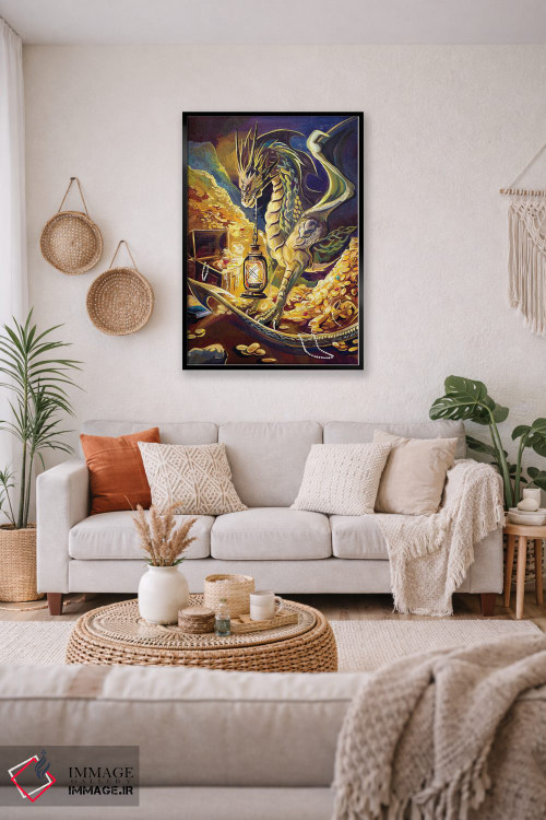 تابلو دکوراتیو گنج مخفی اثر کتی لیپسکامب - D3B