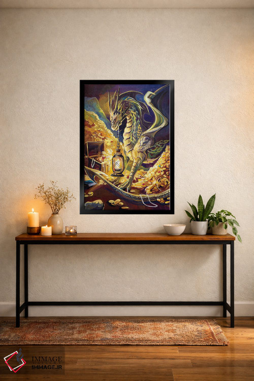 تابلو دکوراتیو گنج مخفی اثر کتی لیپسکامب - D5B