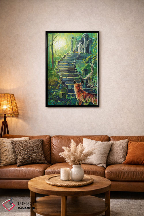 تابلو دکوراتیو جنگل افسون شده اثر کتی لیپسکامب - D4B