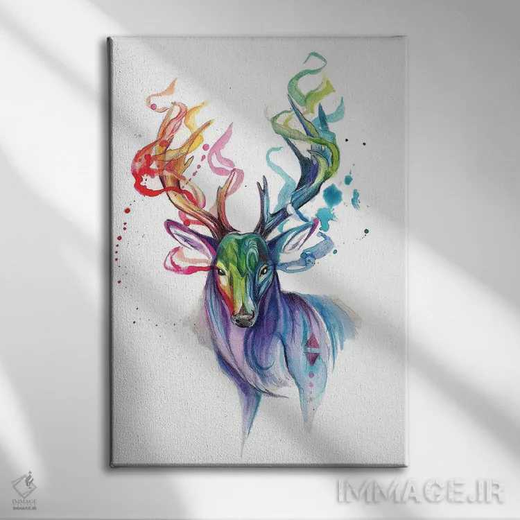 تابلو دکوراتیو شبح ۱ اثر کتی لیپسکامب - نمای روبهرو روی دیوار