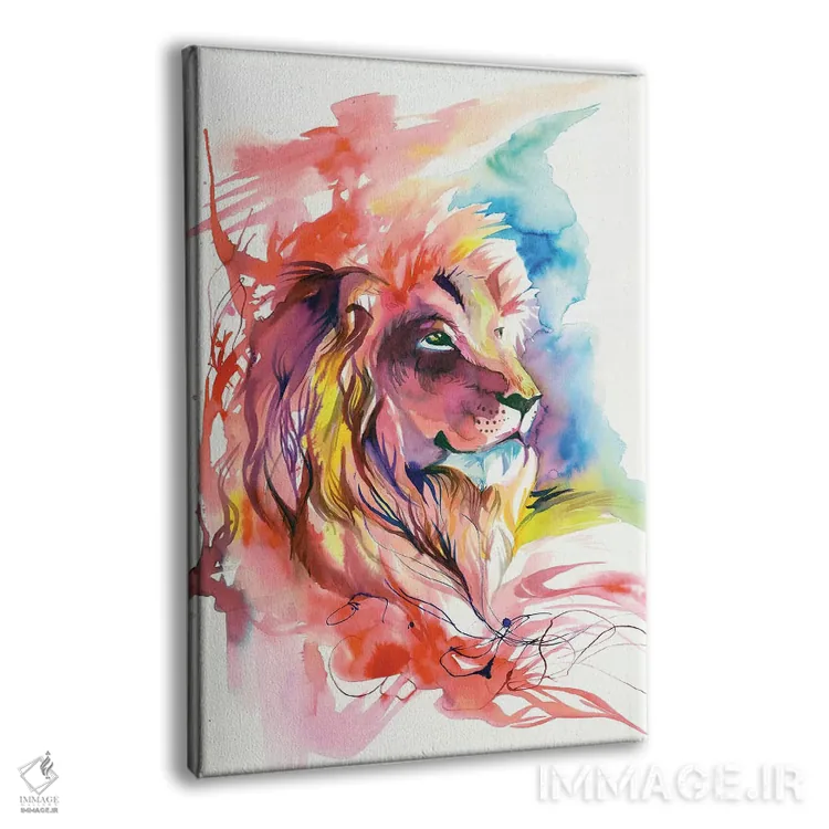 تابلو دکوراتیو پاشش شیر اثر کتی لیپسکامب - نمای پرسپکتیو محصول