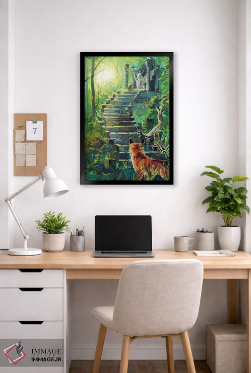 تابلو دکوراتیو جنگل افسون شده اثر کتی لیپسکامب - D6B