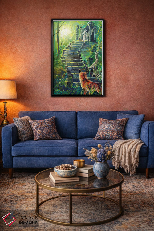 تابلو دکوراتیو جنگل افسون شده اثر کتی لیپسکامب - D5B