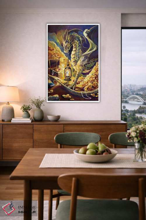 تابلو دکوراتیو گنج مخفی اثر کتی لیپسکامب - D6W