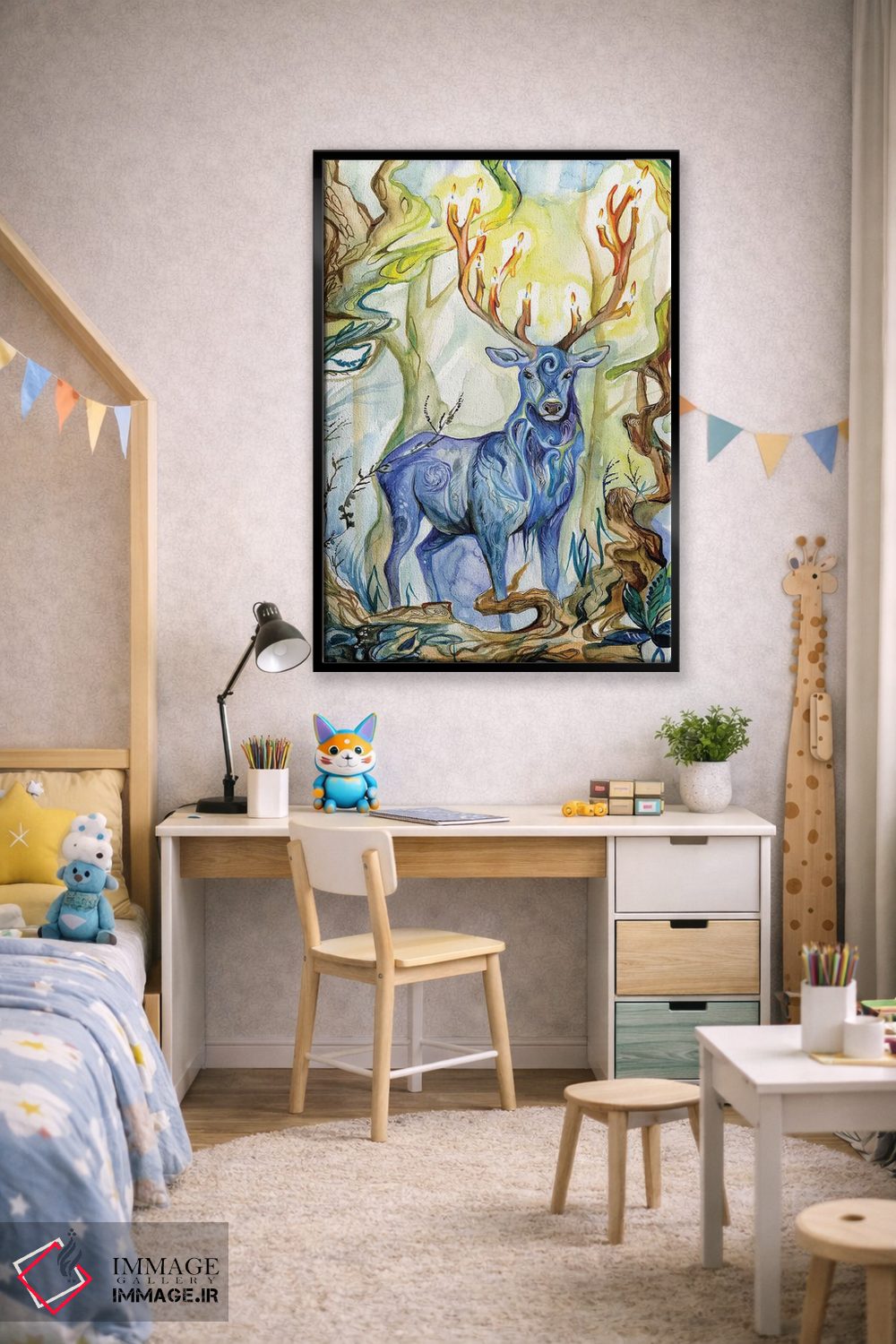 تابلو دکوراتیو روح جنگل اثر کتی لیپسکامب - D1B