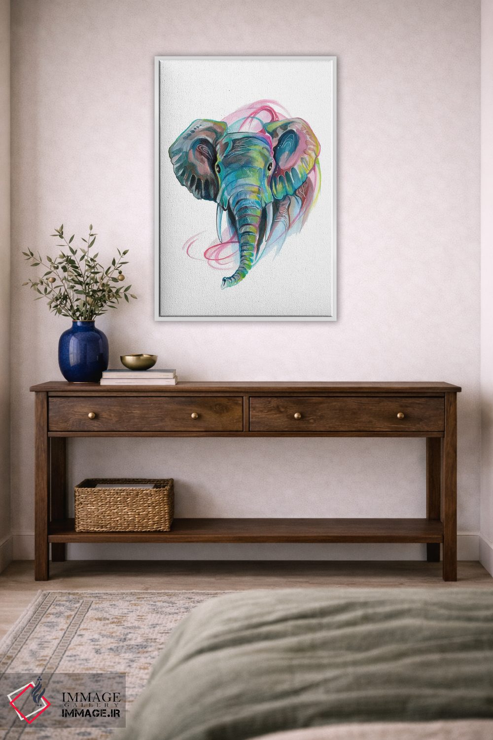 تابلو دکوراتیو فیل ۳ اثر کتی لیپسکامب - D4W