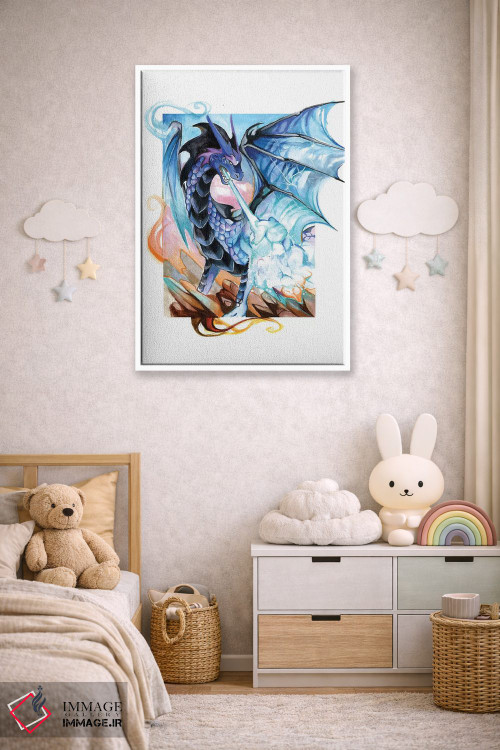 تابلو دکوراتیو اژدهای فانتزی اثر کتی لیپسکامب - D3W