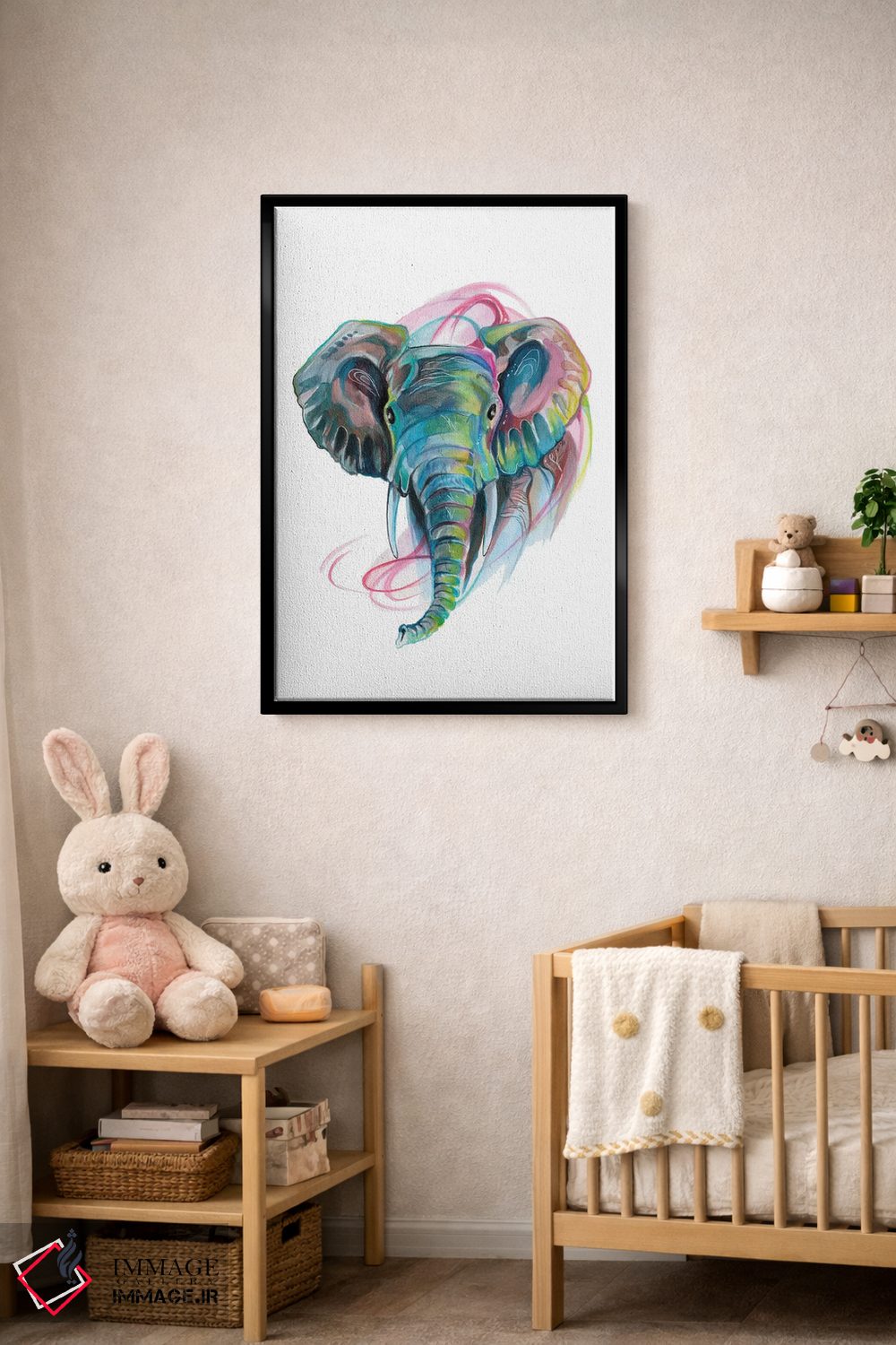 تابلو دکوراتیو فیل ۳ اثر کتی لیپسکامب - D5B