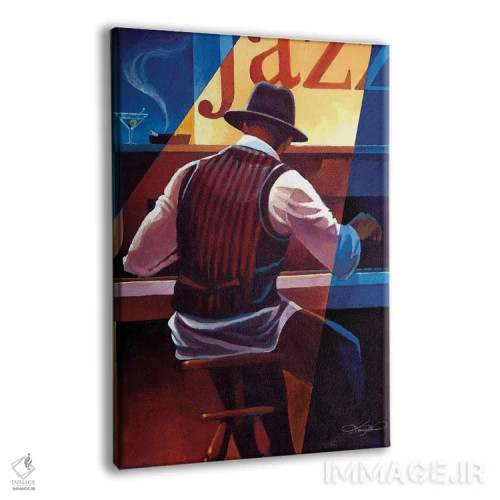 تابلو دکوراتیو رگ تایم اثر کیت مالت - نمای پرسپکتیو محصول