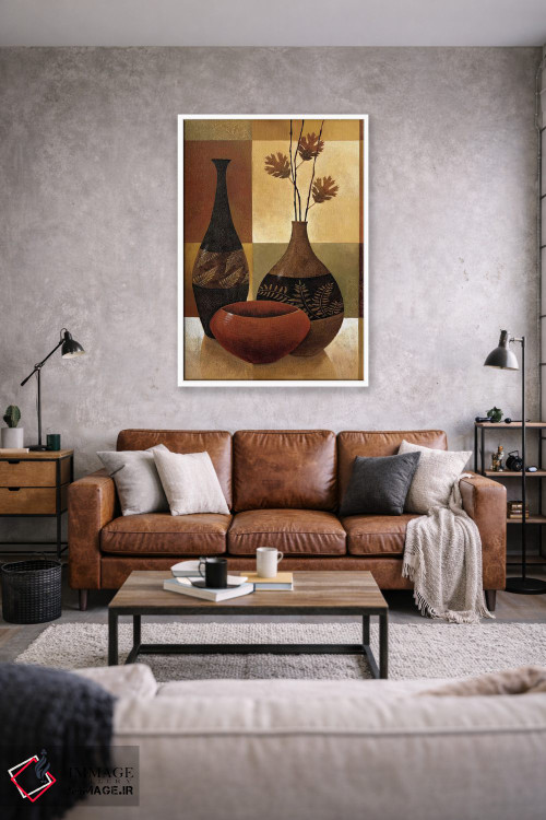 تابلو دکوراتیو وصله دوزی طبیعت ۲ اثر کیت مالت - D1W