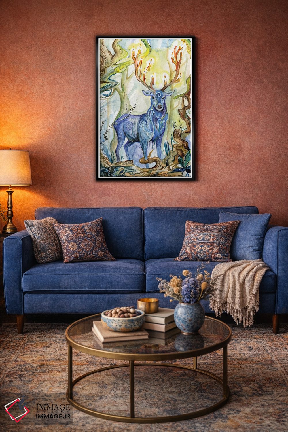 تابلو دکوراتیو روح جنگل اثر کتی لیپسکامب - D5B