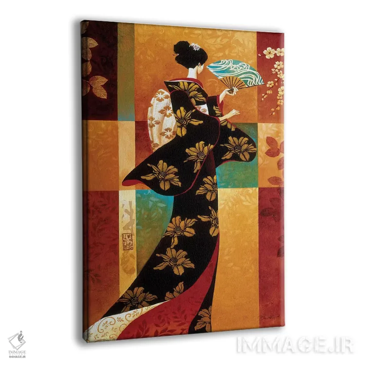 تابلو دکوراتیو ساکورا اثر کیت مالت - نمای پرسپکتیو محصول