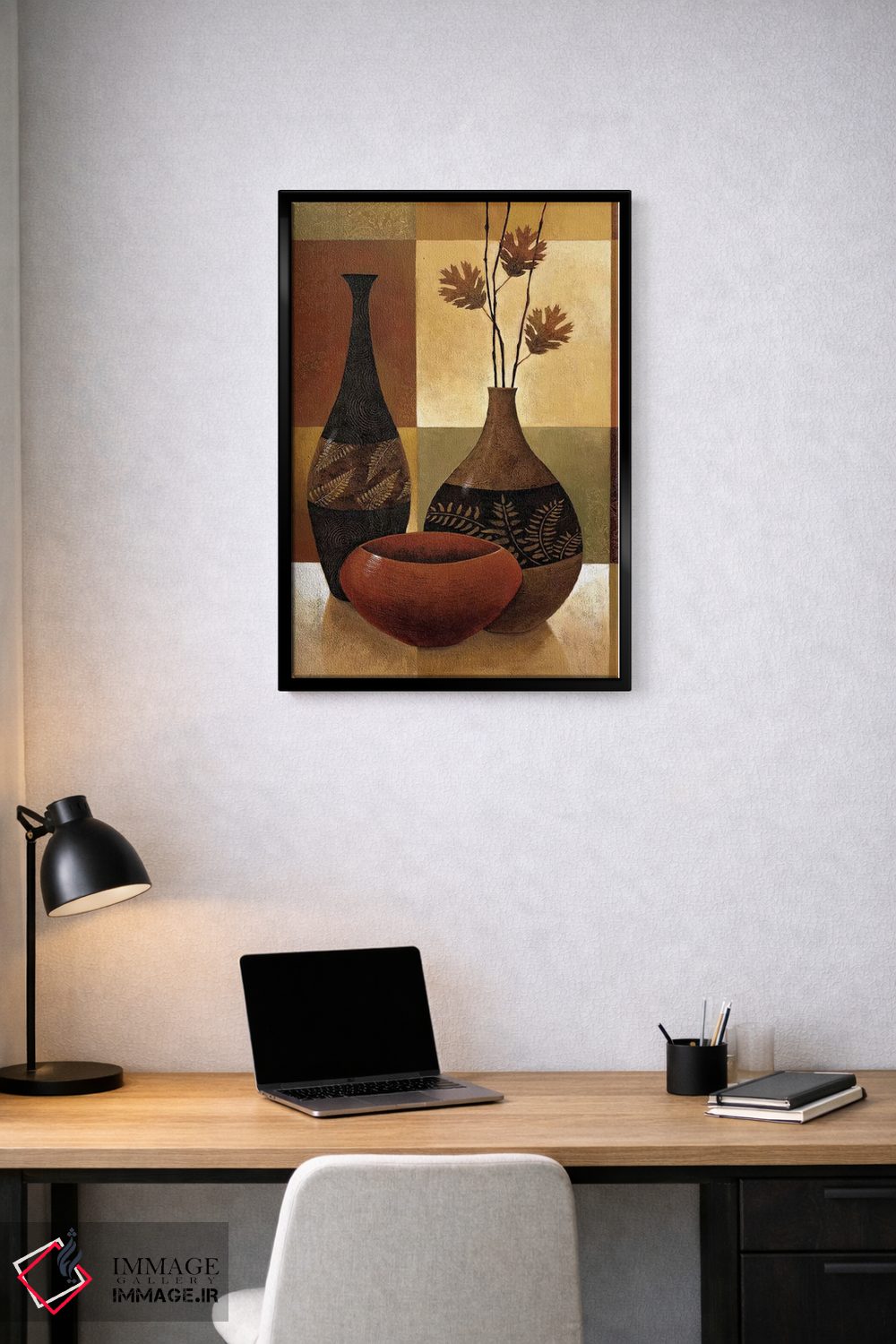 تابلو دکوراتیو وصله دوزی طبیعت ۲ اثر کیت مالت - D2B