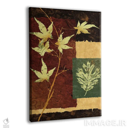 تابلو دکوراتیو برگ نو ۱ اثر کیت مالت - نمای پرسپکتیو محصول